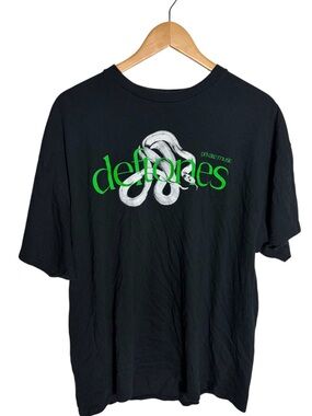 deftones 2025 Private Music snake graphic black unisex T shirt size 2X